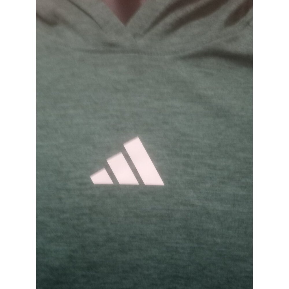 New Adidas Hoodie Youth Size XL 16 Logo Pullover Hooded Sweatshirt Girls Kids - Picture 4 of 12